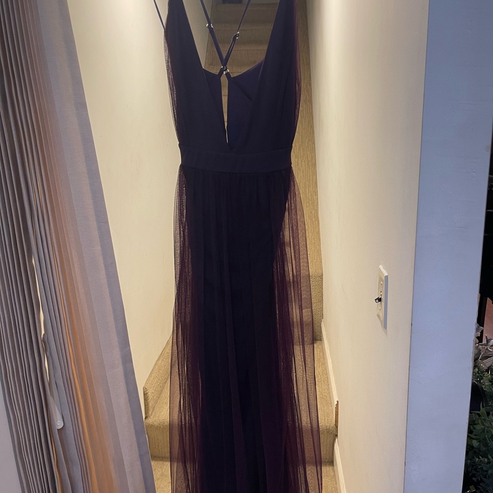 Showpo Deep Purple Backless Dress